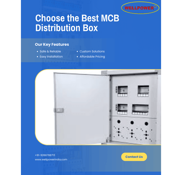 MCB Distribution Box Manufacturer